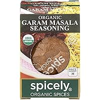 Spicely Organic Seasoning Garam Masala 0.50 Ounce ecoBox Certified Gluten-Free