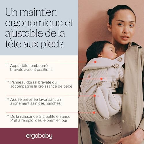 Porte-bébé Omni Classic pour Nouveau-nés et Bambins 0 à 48 Mois
