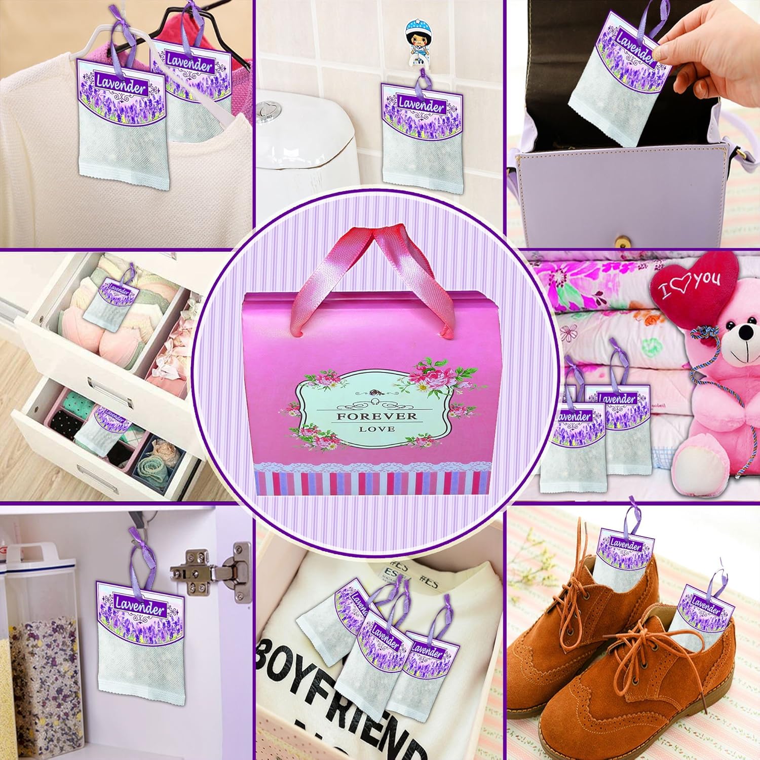 Closet Sachets Hanging,Shoes Scents 10 packets Best