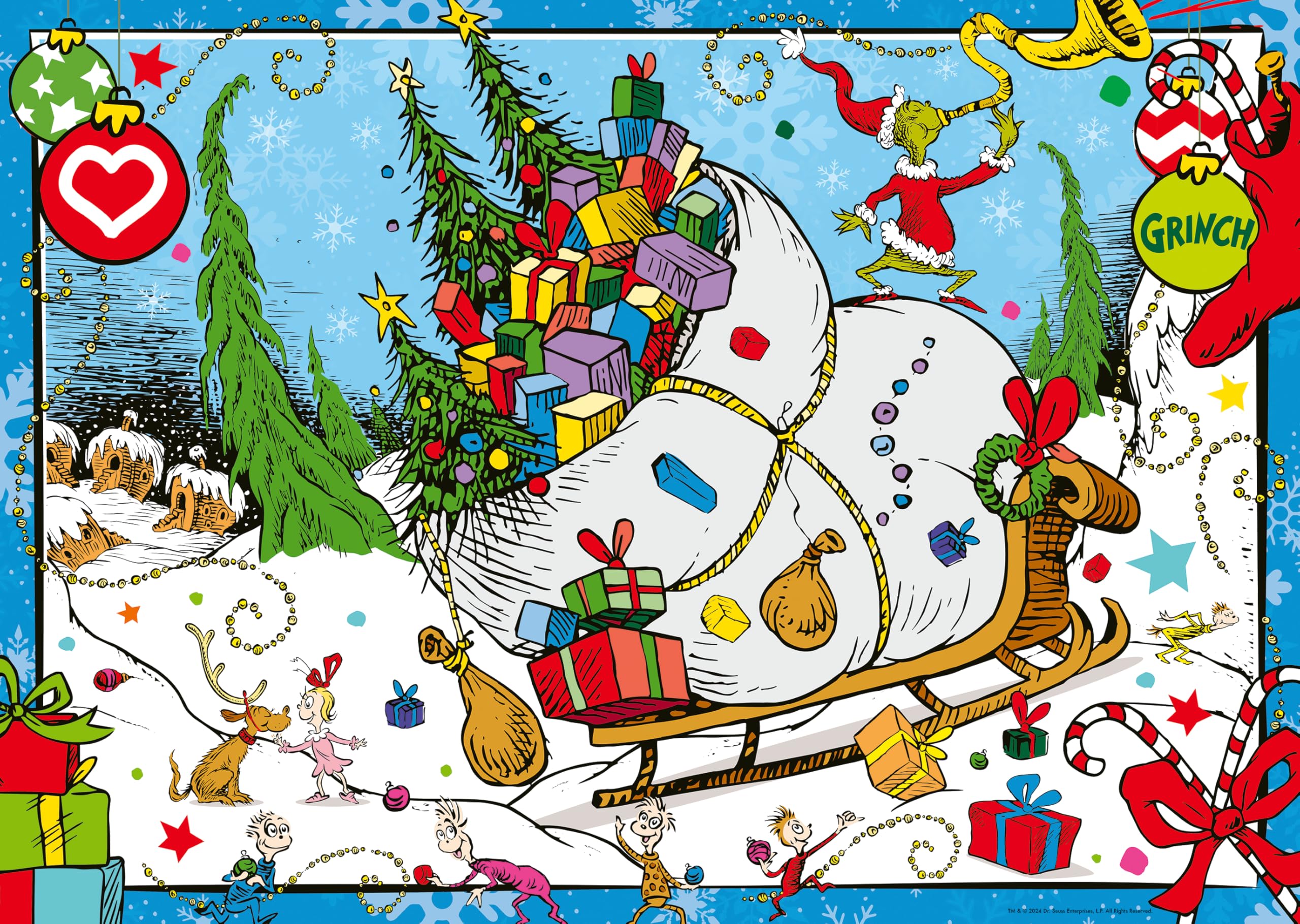 Ravensburger The Grinch 1000 Piece Christmas Jigsaw Puzzles for Adults and Kids Age 12 Years +