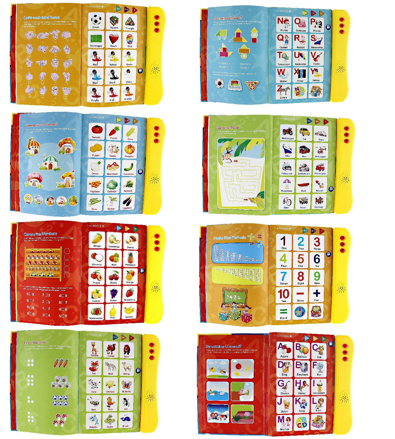 ABC Sound Book For Children / English Letters Words Learning Book, Fun