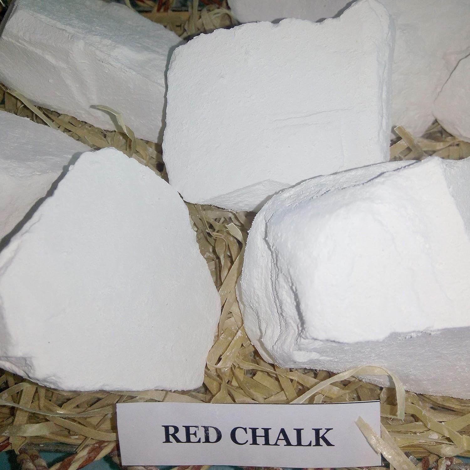 Chalk edible (4 Oz) RED natural chalk, chalk food, chalk