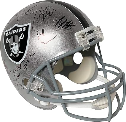 Derek carr signed helmet Clearance