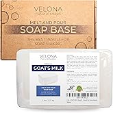 velona 5 LB - Goats MILK Soap Base SLS/SLES free | Melt and Pour | Natural Bars For The Best Result for Soap-making