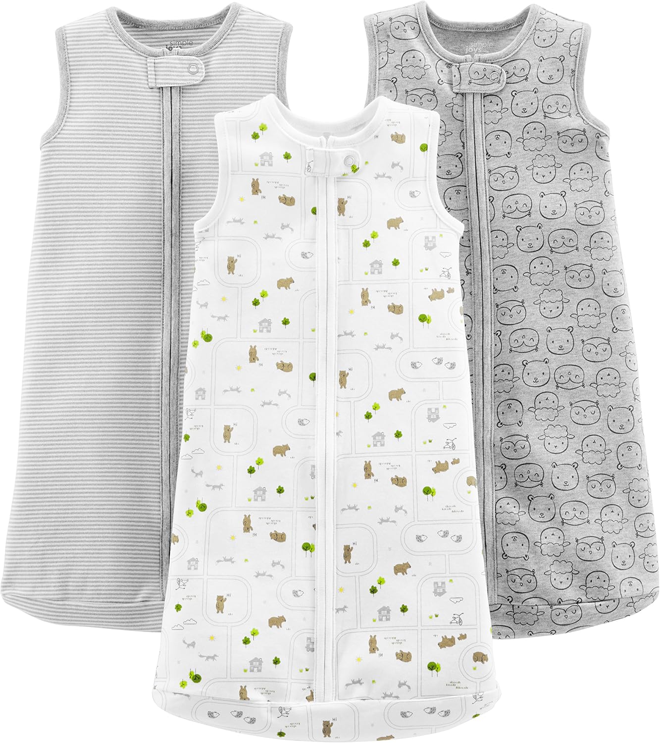 Simple Joys by Carter's Baby Multi-Pack Cotton or Microfleece Sleepbags