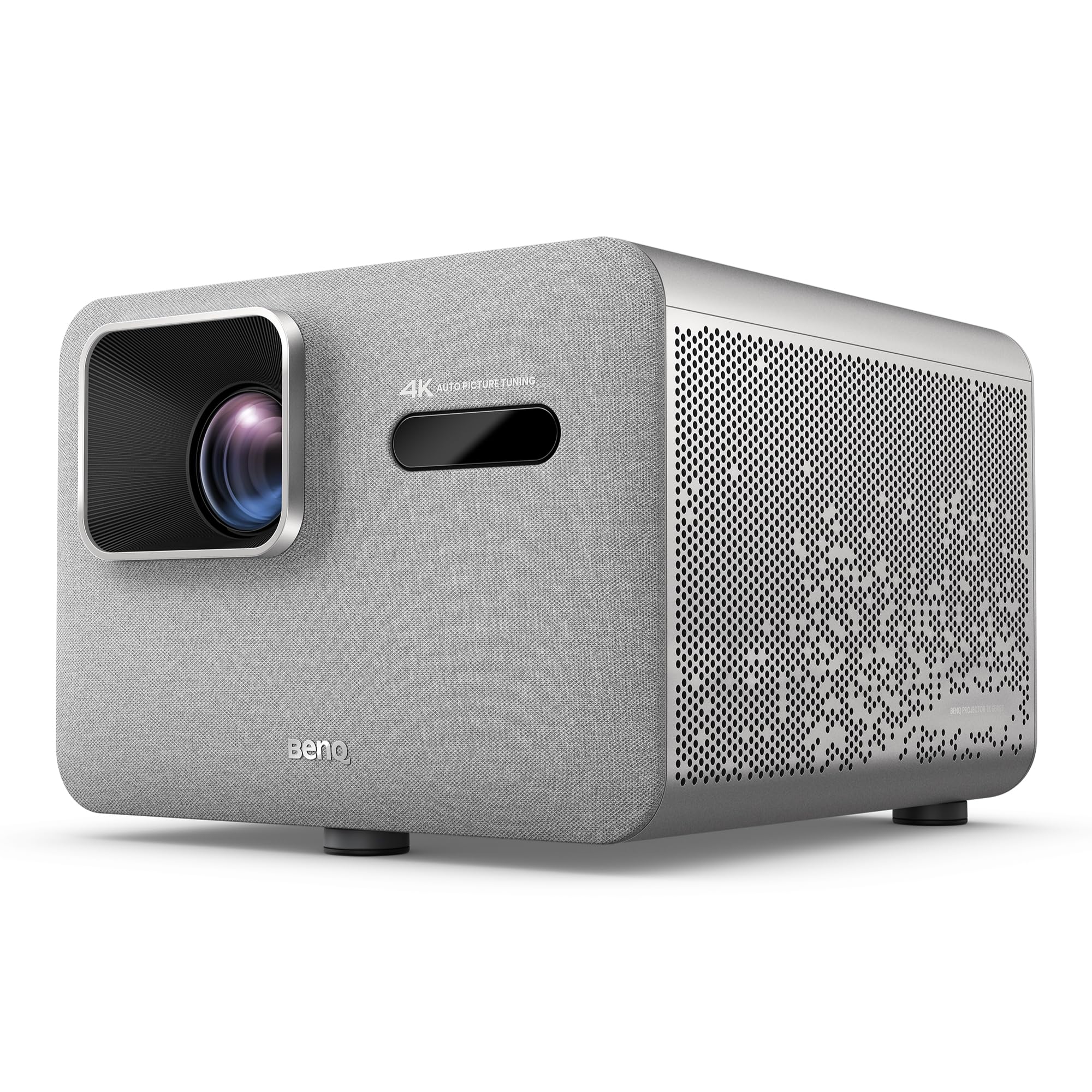 BenQ TK705STi 4K HDR Kurzdistanz Beamer, 3000 ANSI-Lumen, Google TV, Netflix, geringer Input-Lag, automatische Bildanpassung, Bluetooth, HDMI 2.1, MEMC, HDR 10+, leiser Beamer, Grau