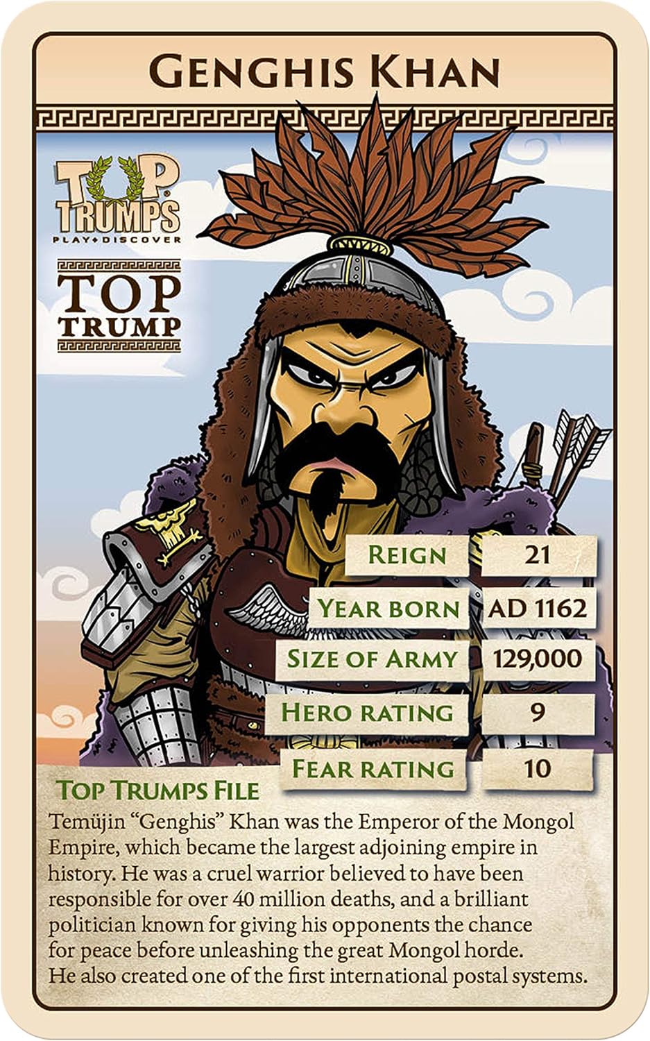Top Trumps Heroes of History Card Game - Leaders of the Ancient World, Multicolor, Small - Image 4