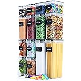 Chef's Path Airtight Food Storage Containers Set - 14 PC - Kitchen & Pantry Organization - BPA-Free - Plastic Canisters with
