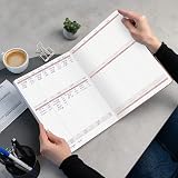 Clever Fox Income & Expense Tracker Large A4 Rose Gold Ledger view 6