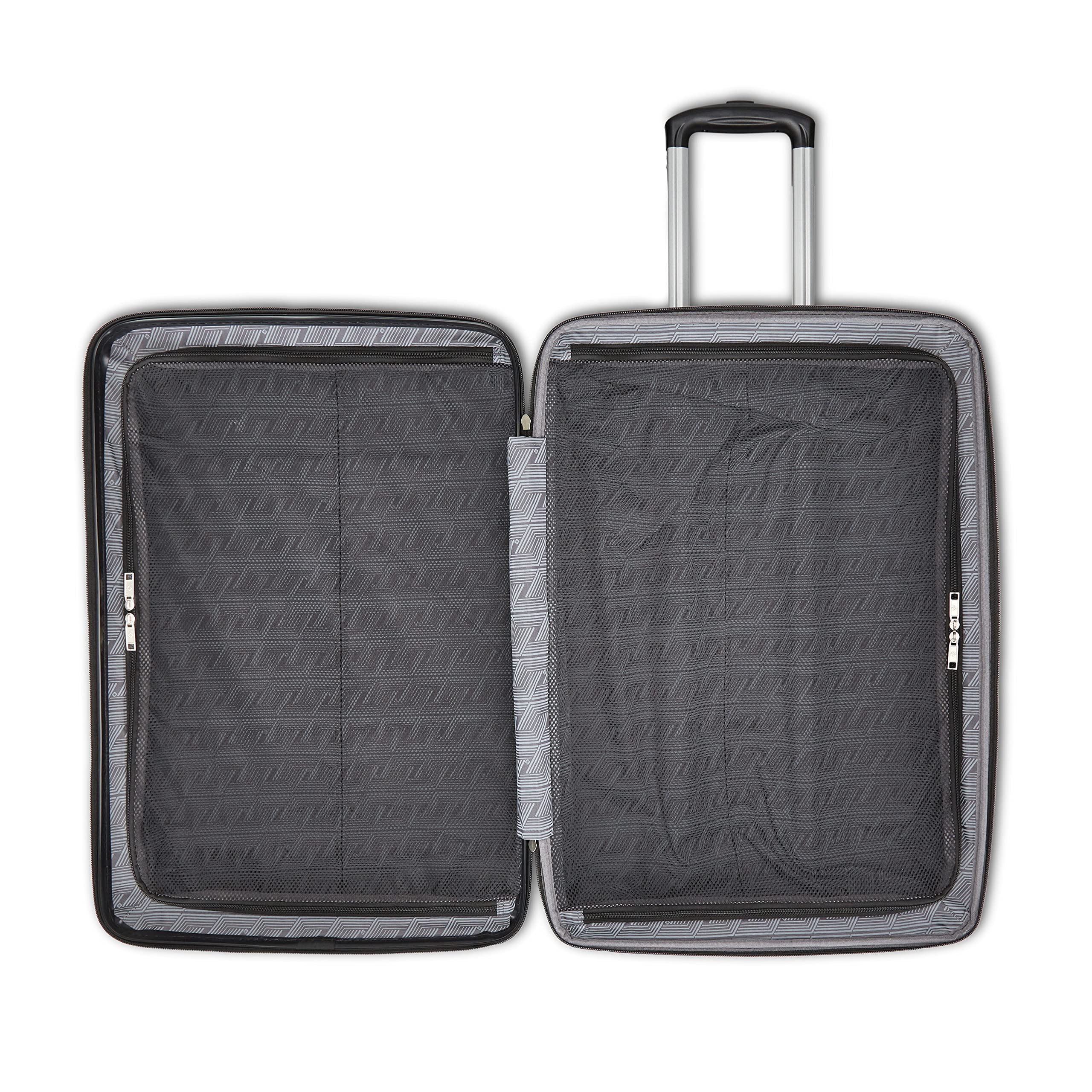 Samsonite Evolve SE Hardside Expandable Luggage with Spinners, Bass Black, 3PC Set (CO/M/L)