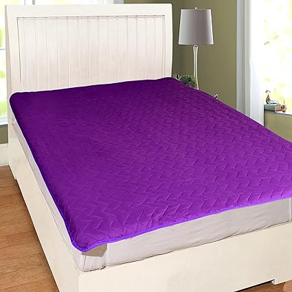 Cozyland Premium Polycotton Single Mattress Protector - Purple