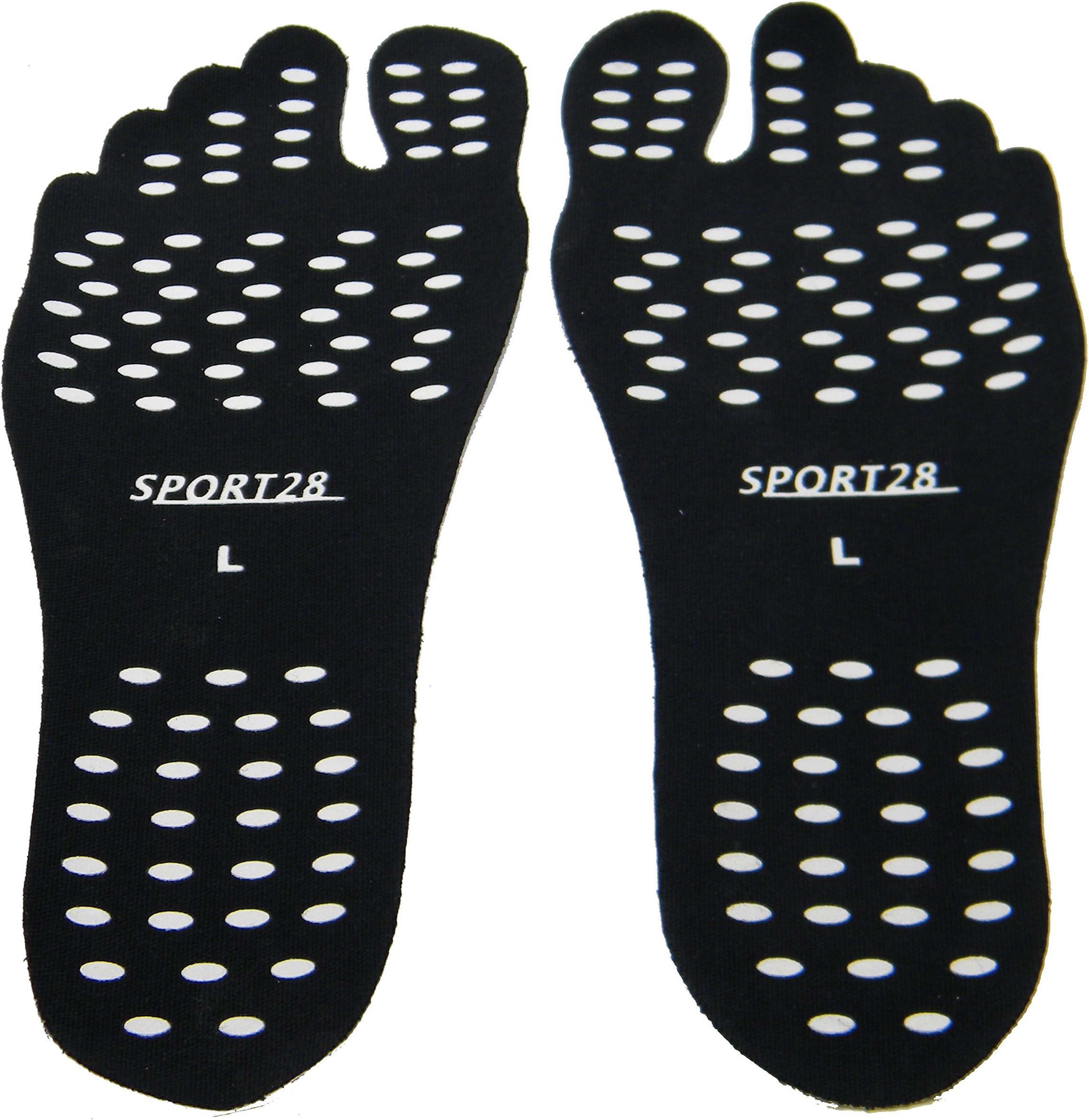 2 Pair Daily use Bare Feet Protection Pads Sole Protection Bare Naked feet Summer Fun Stick on Foot Pads