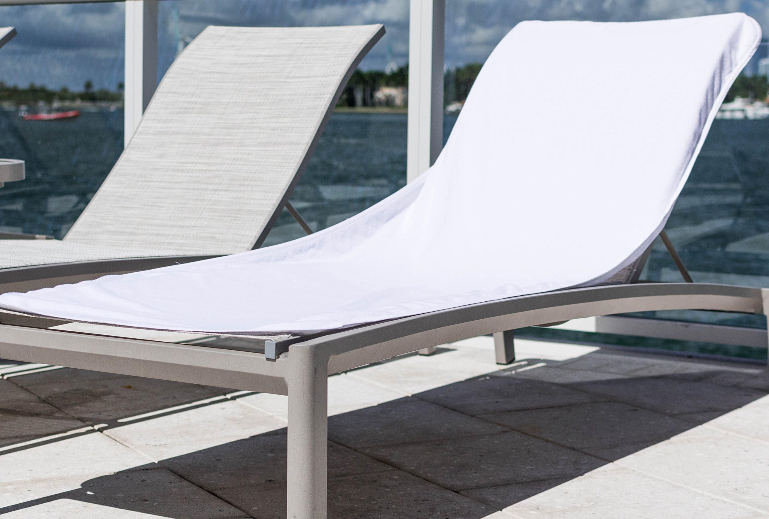 Hospitality Supply Inc Luxury Hotel & Pool Towel USA Cotton Lounge Chair Cover Chaise Terry Cover
