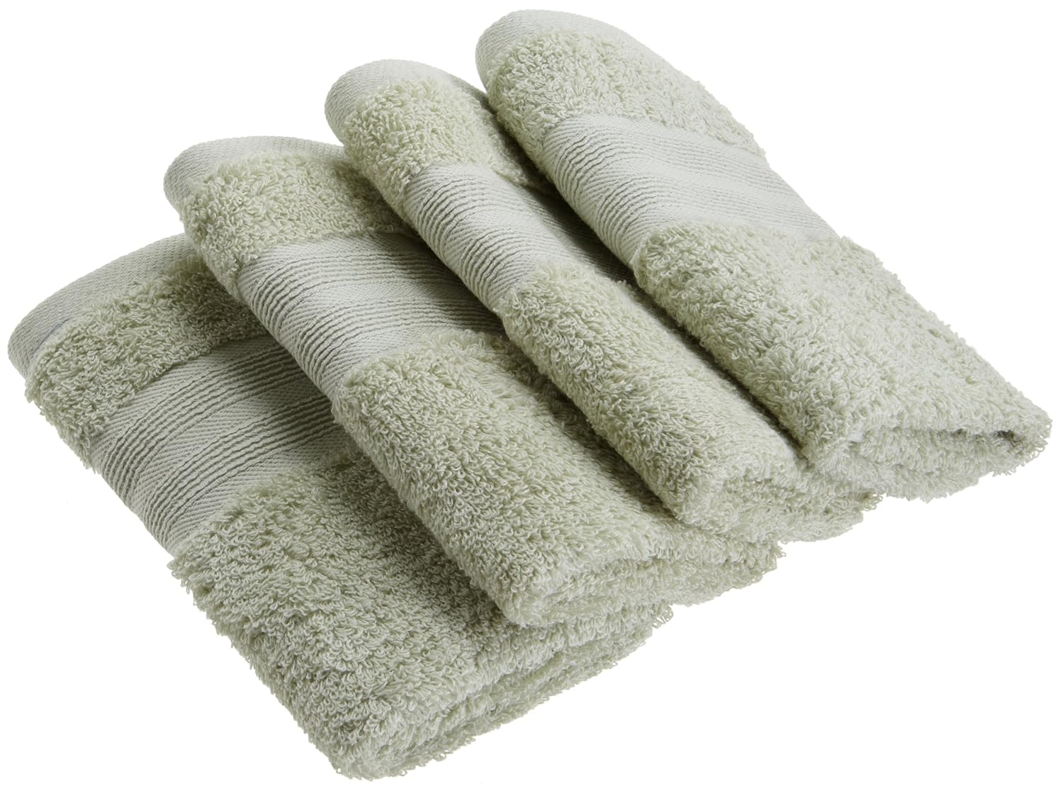 Washcloth , Leaf Green 1888 Mills 100Percent Organic Cotton