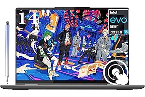 Lenovo Yoga 7i 2-in-1 14" Slim Laptop - WUXGA 300 Nits Multitouch Screen - Intel Evo 10-Core i5-1335U (i7-1265U) - Thunderbolt4 - WiFi 6E - Backlit KB - Win11 W/Stylus Pen (16GB RAM | 512GB SSD)