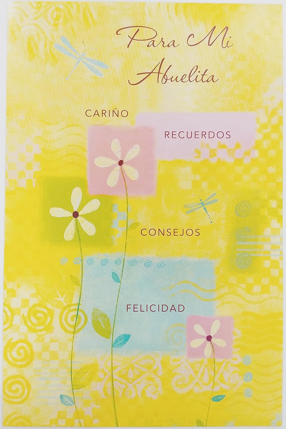 Para Mi Abuelita Feliz Cumpleanos Biglietto Di Auguri Per Compleanno Nonna In Spagnolo Amazon It Cancelleria E Prodotti Per Ufficio