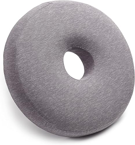Amazon Co Jp Jema ジェマ 低反発クッション 円座クッション メモリーフォーム 健康クッション リバーシブル ドーナツ型クッション 痔 産後 直径40cm ニット ブラウン ホーム キッチン