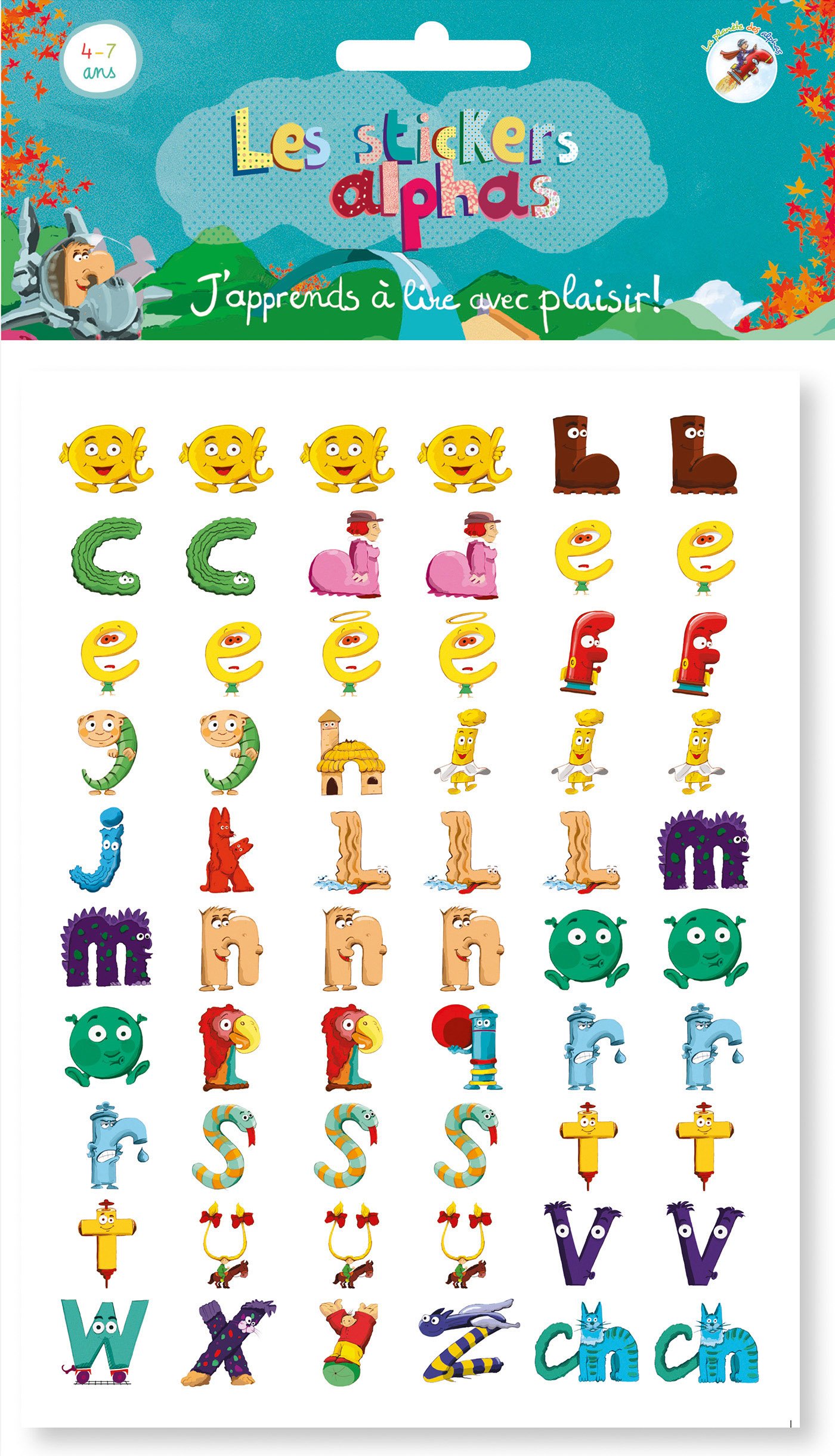 Amazon Je colorie et je m amuse avec les Alphas Claude Stickers Alphas les