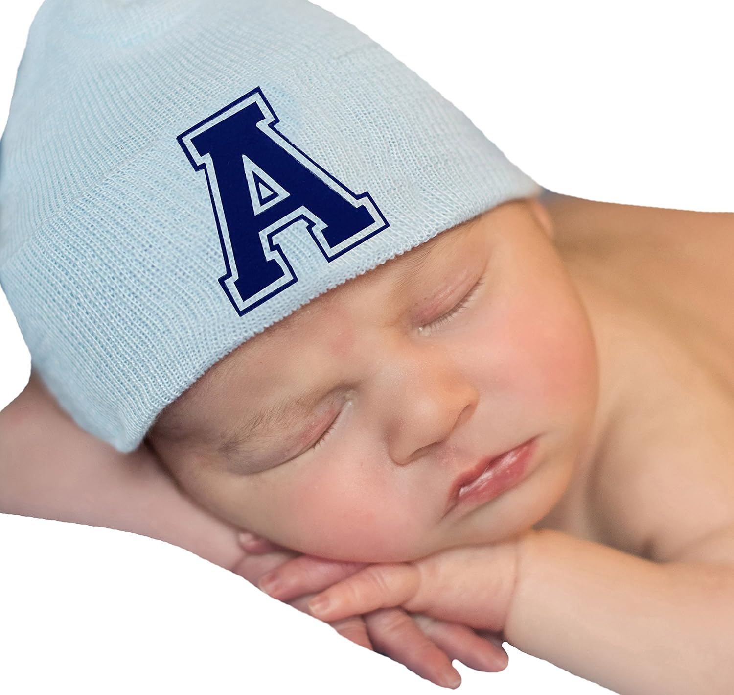 initial baby hats