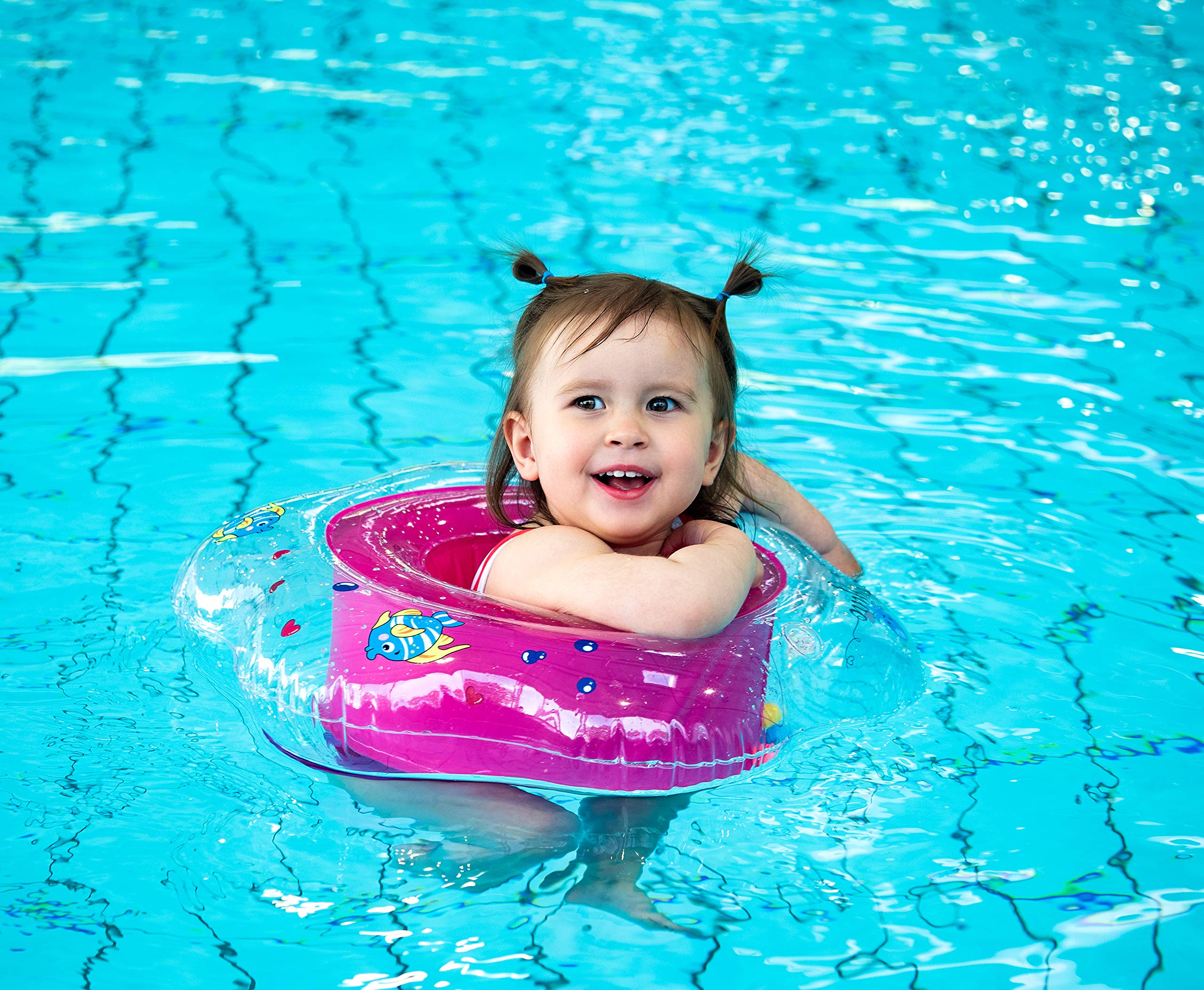 Babyino Baby Swimming Ring (Pink) 6 to 36 Months up to 15 kg