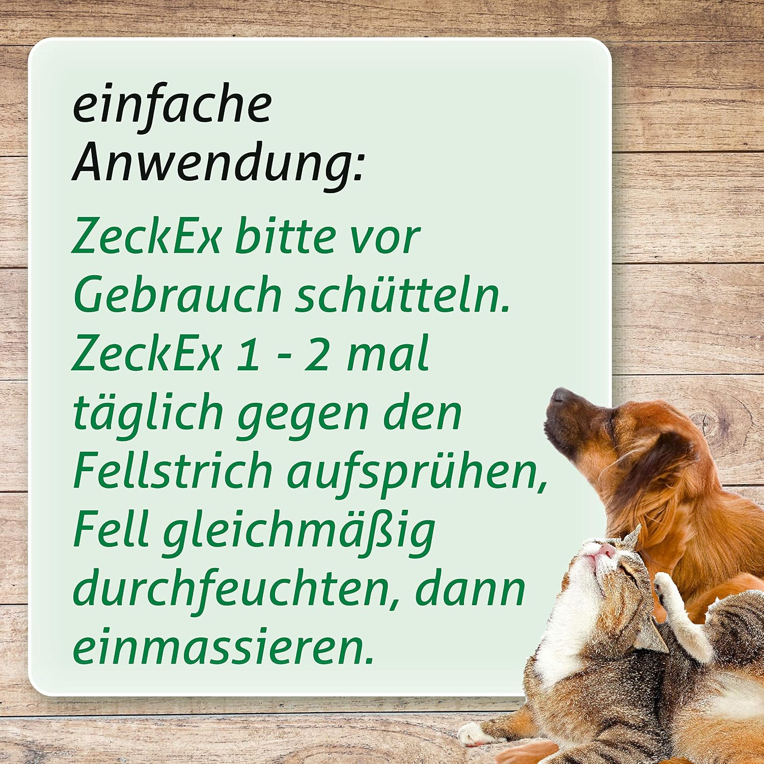 cdVet Naturprodukte TickEx 50 ml, Dog & cat & horse, against ticks, defensive spray with long-term effect - Image 4