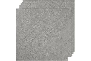 VallisCo 30-Pack Peel and Stick Vinyl Floor Tiles, 12"x12" Self-Adhesive Waterproof Peel and Stick Flooring Planks DIY for Bathroom, Kitchen, Living Room, Cover 30 Sq. Ft Light Blue