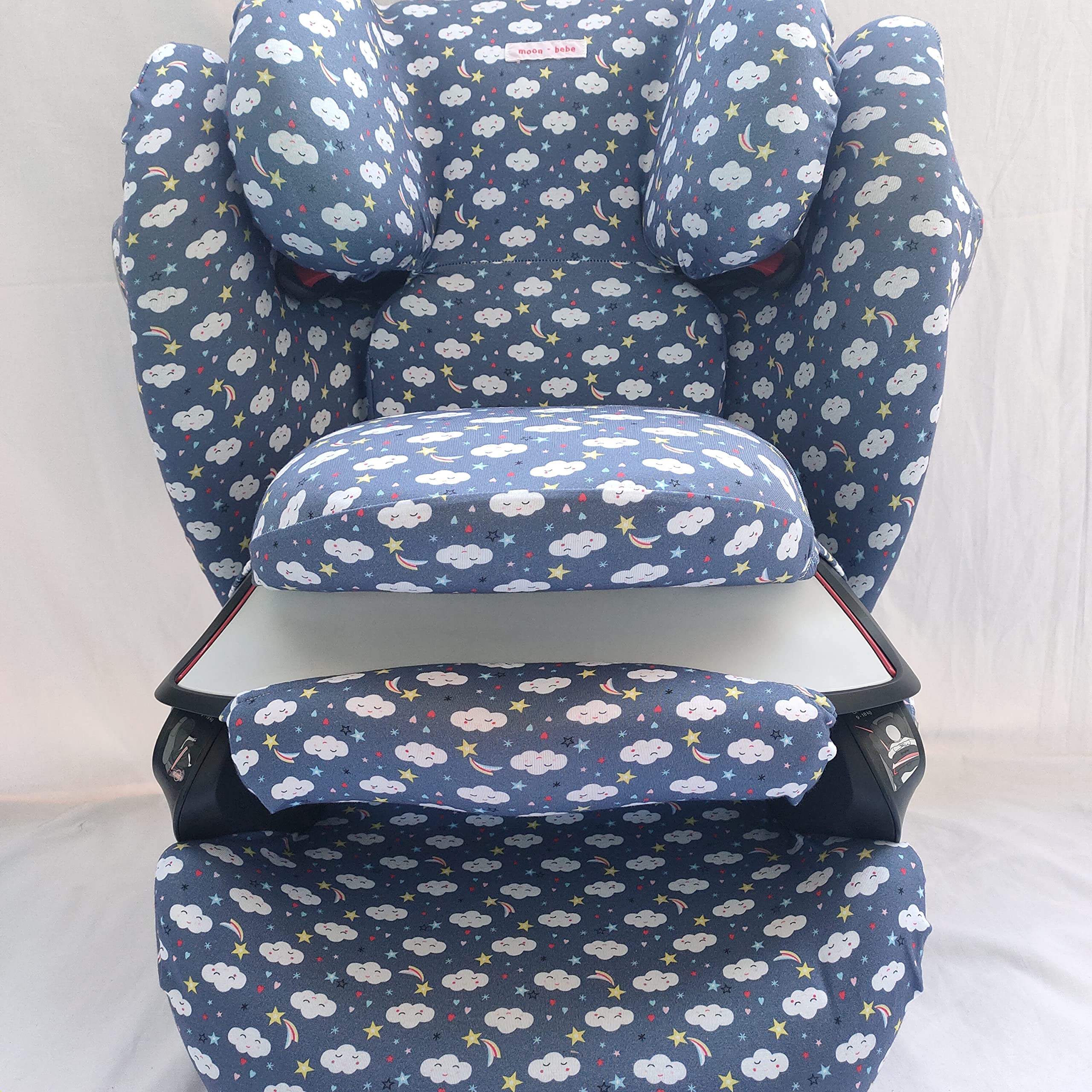 moon-bebe Case for Cybex Solution M, Solution Fix (Blue)