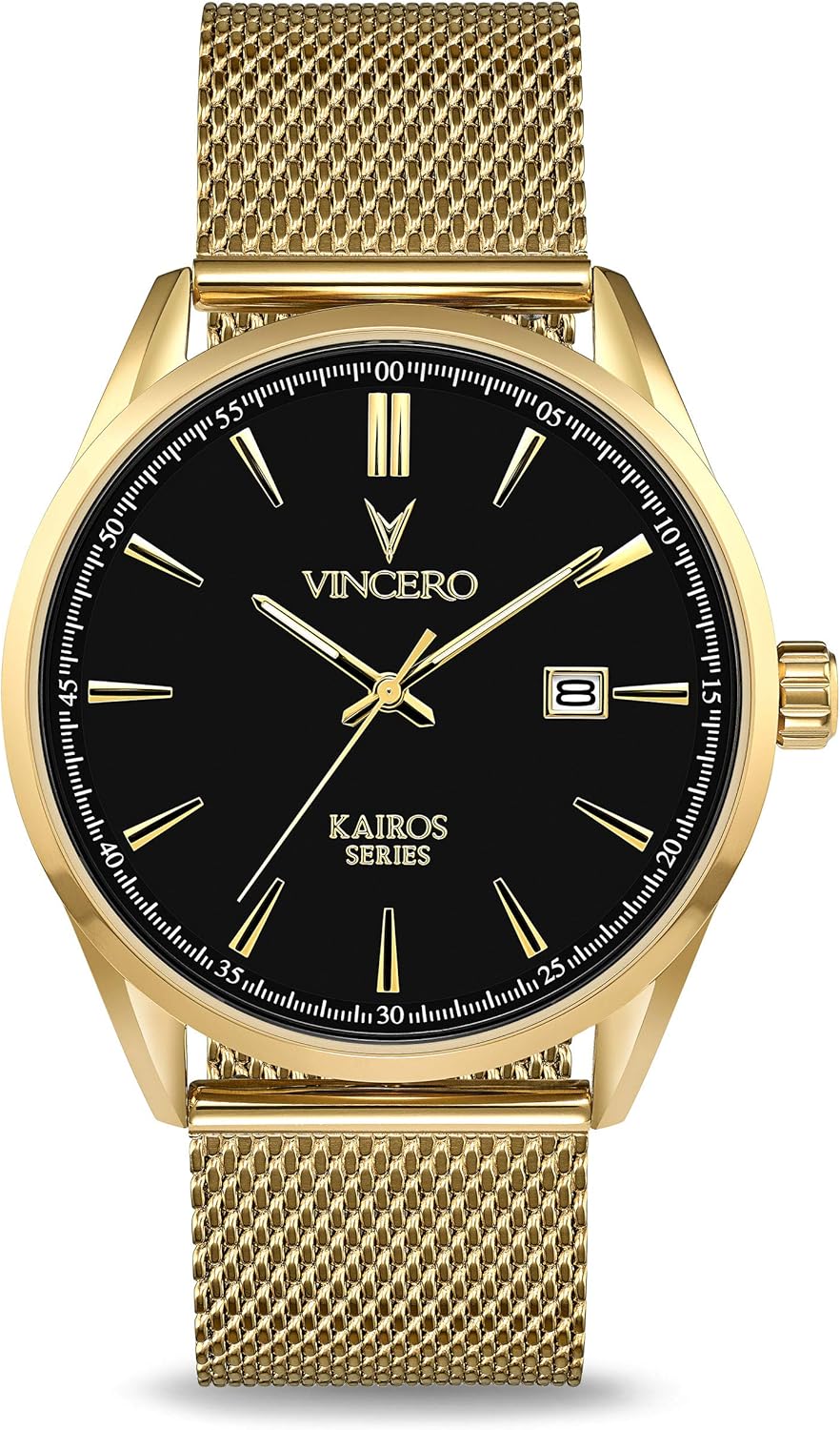 Vincero Luxury Mens Kairos Wrist Watch - 42mm Analog Watch - Japanese Quartz Movement…