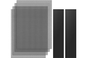 MoKo 400x300mm DIY PC Case Dust Mesh Filter, [4 Pack] PVC Dustproof Magnetic Dust Filter Cover, PC Mesh Grill with Magnetic F