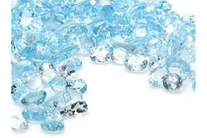 GM GEMMART USA 50 Carats AAA Blue Topaz, Loose Stones, Jewelry Setting Stone, Precious Stones, Ring Setting Stone, November Gemstone, 1 Carat (BT-60100)