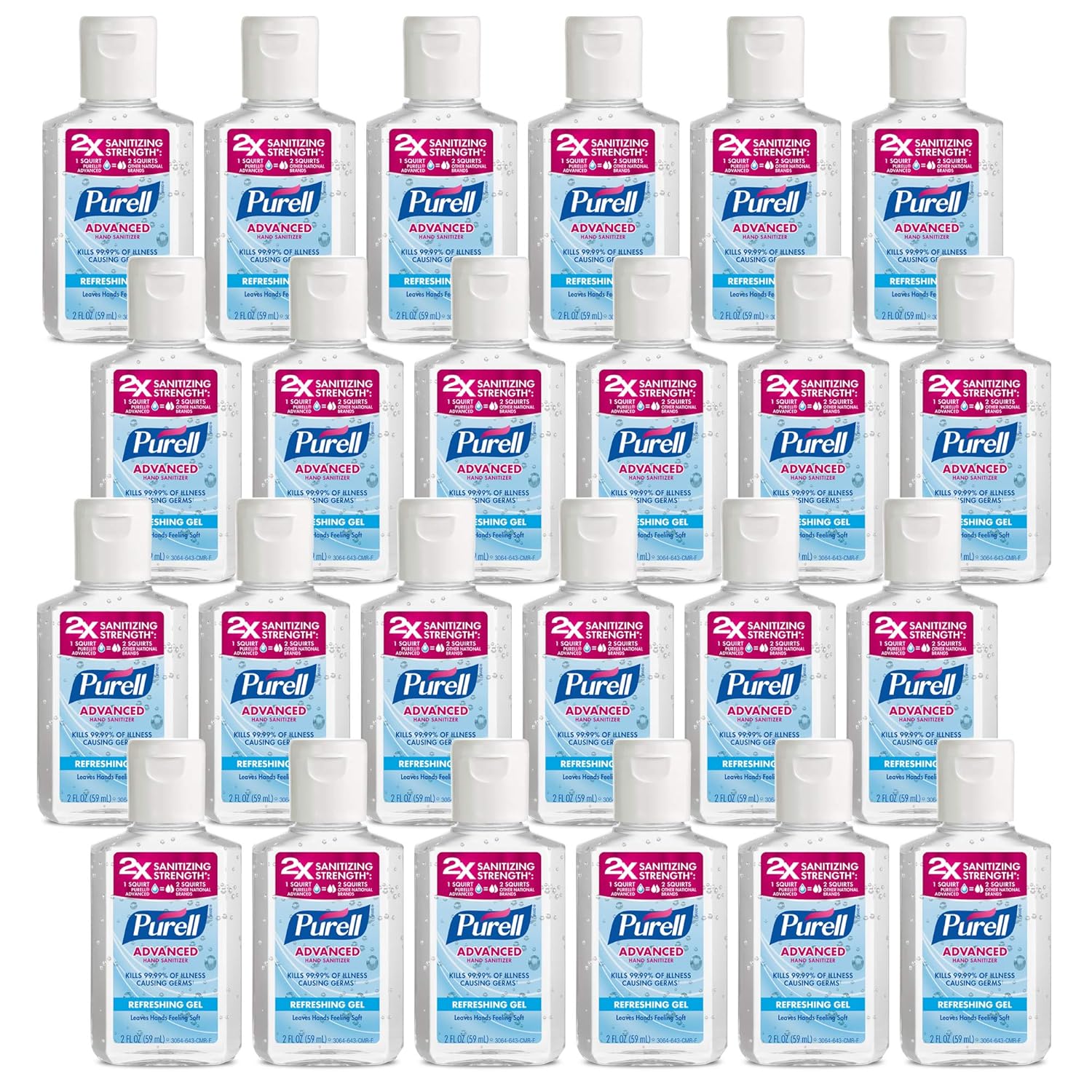 purell advanced instant hand sanitizer 2 oz personal pump bottle