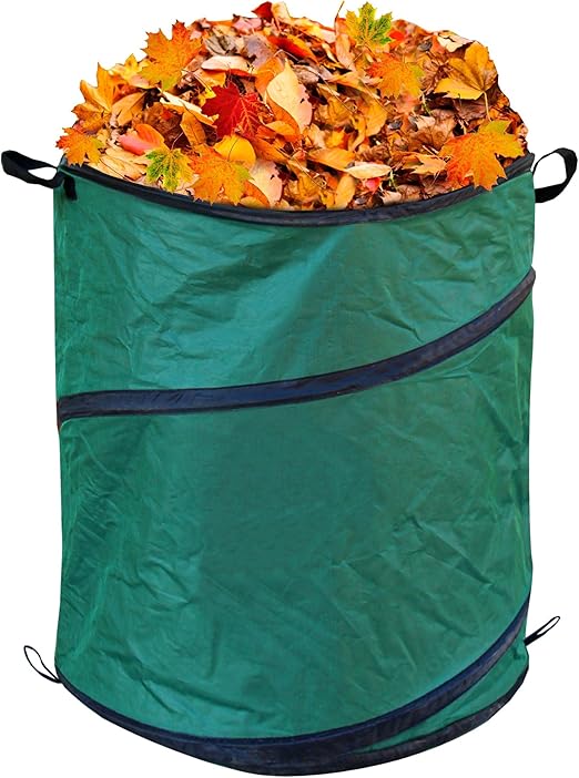 TABOR TOOLS Pop Up Waste Bag, Kangaroo Bag, Reusable Yard