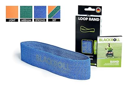 BLACKROLL® LOOP BAND – Fitness-Bänder. Trainings-Bänder in 3 verschiedenen Widerstandsstärken. Gymnastik-Bänder für eine stab