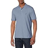 Nautica Mens Short Sleeve Classic Fit Pique Polo