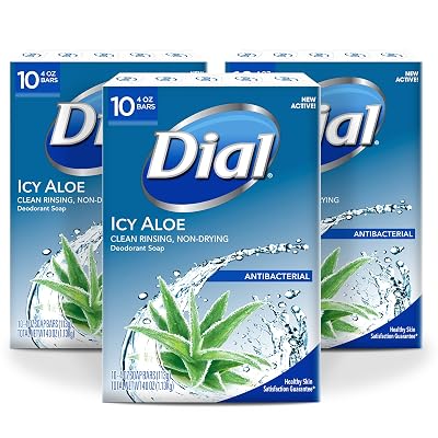 Dial Antibacterial Deodorant Soap, Icy Aloe, 4-Ounce Iceland Ubuy