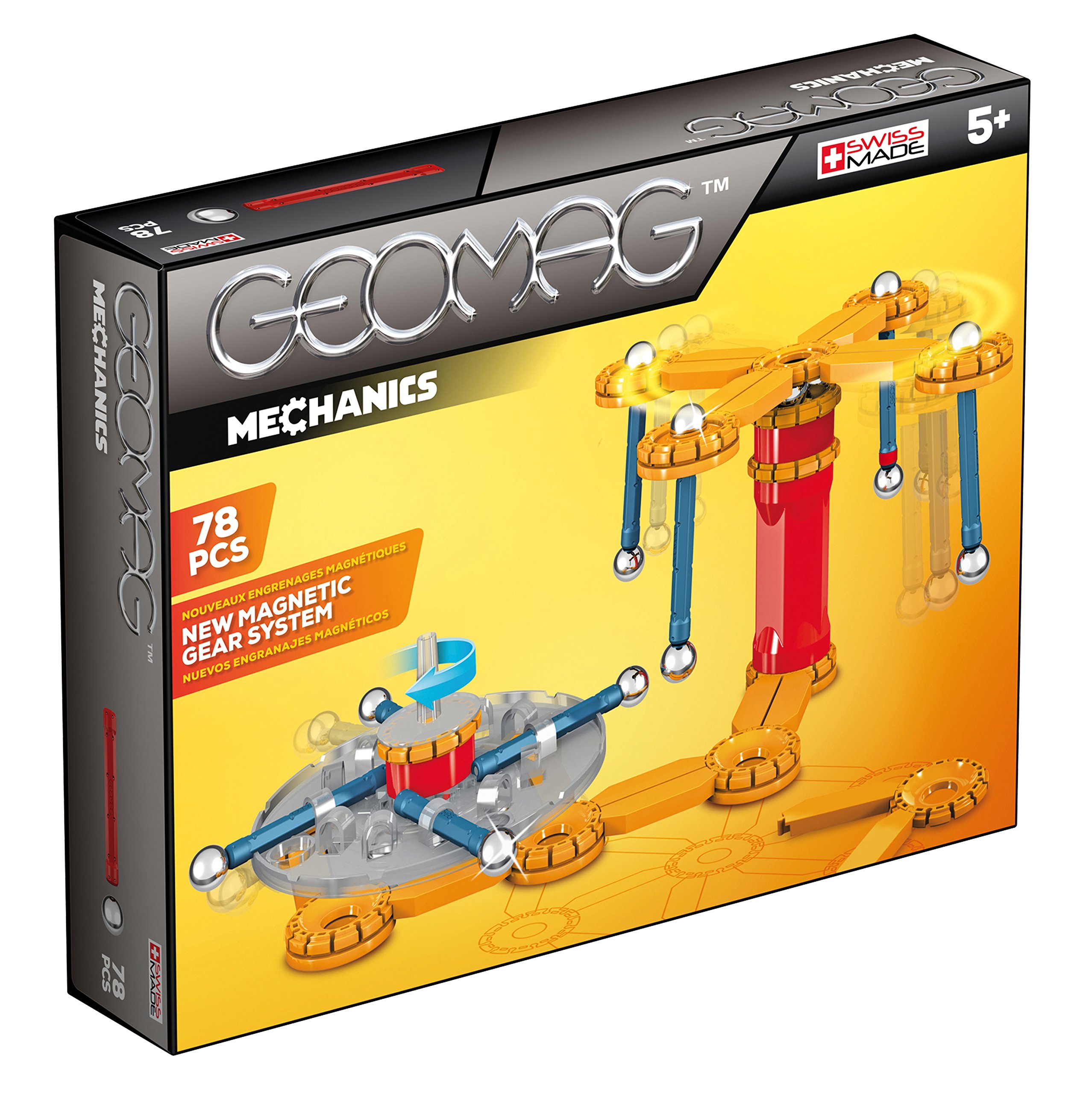 Geomag- 725 Mechanics Building Set, 78 Pieces, 5+, Magnetic Building Game — image 1