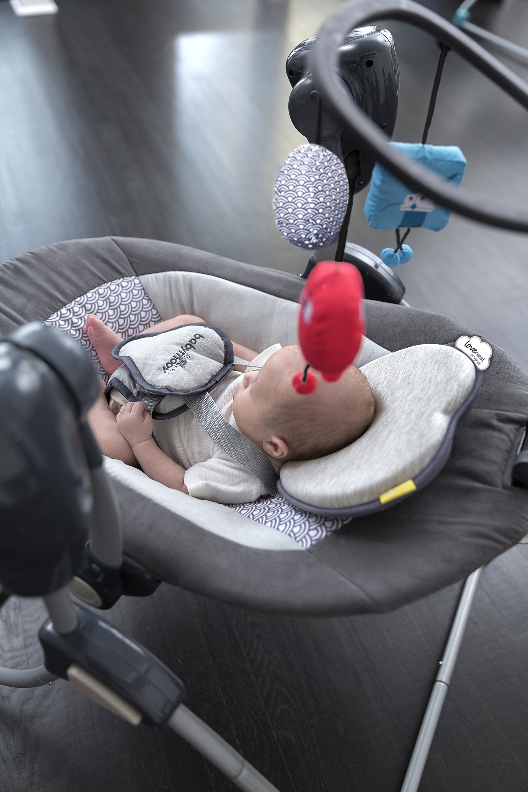 Babymoov Lovenest Original Baby Pillow And Head Support Smokey