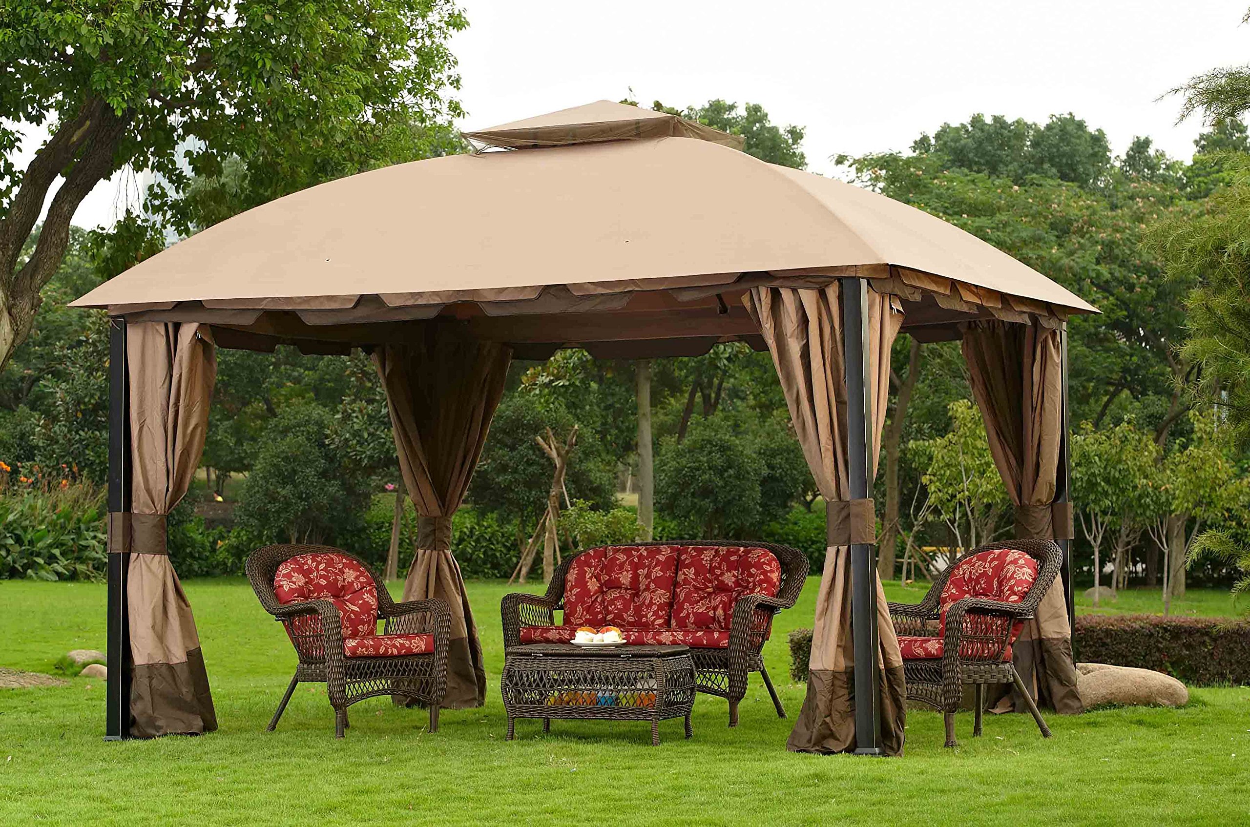 Buy Sunjoy Replacement Canopy Set Deluxe Fabric for 11x13ft South Hampton Gazebo Online at