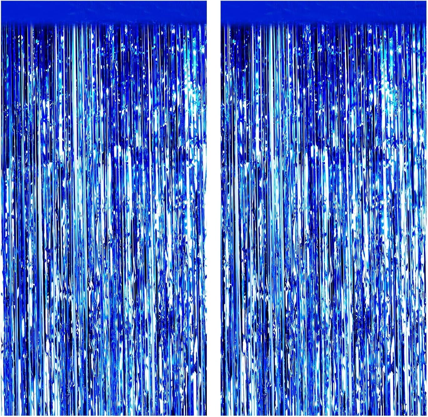Foil Fringe Curtains Metallic Tinsel mylar curtain for Party Photo Backdrop Wedding