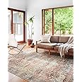 Loloi II Loren Brick/Multi 7'-6" x 9'-6" Area Rug