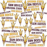 Arizona State University Premium Wordmark Vinyl Sticker Pack – 50 Waterproof ASU Sun Devils Decals for Laptop, Water Bottle, Tablet, Car, Skateboard & More – Officially Licensed Variety Set