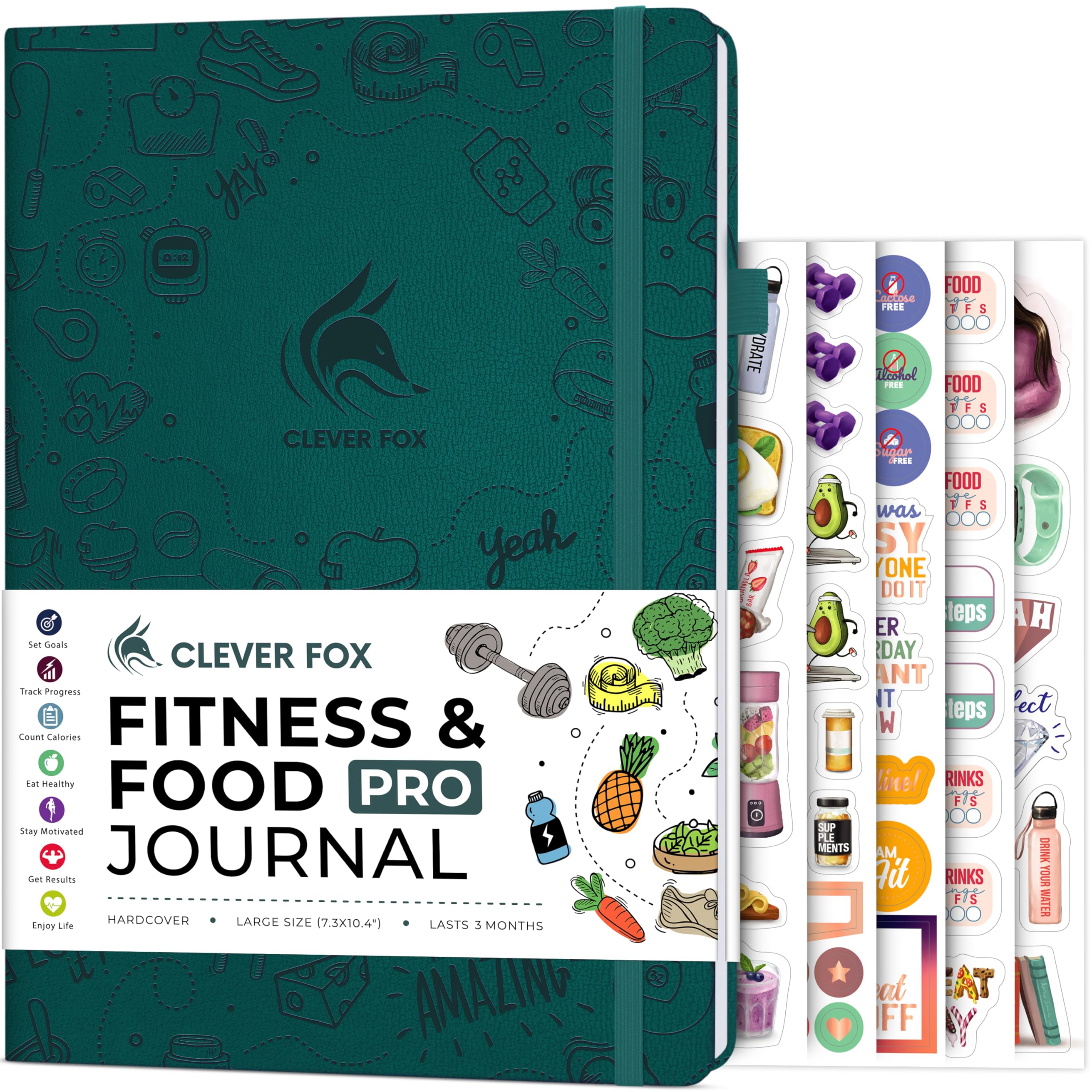 Clever Fox Fitness & Food Journal PRO – Daily Workout & Meal Planner ...