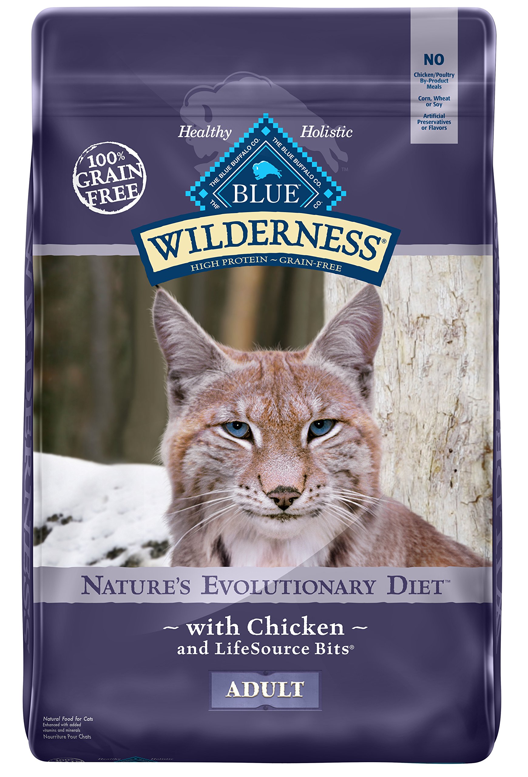 BLUE Wilderness Adult GrainFree Chicken Dry Cat Food 12lb eBay