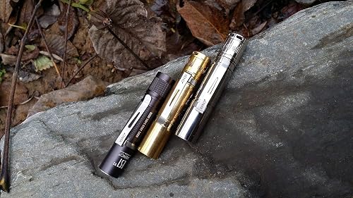 XENO ES1 Cu Brass LED Flashlight – 6 Modes, AA Battery, Waterproof IPX-8, With Detachable Clip, 140 Lumens - View #6