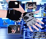 SAWANS Gym Gloves Training Weight Lifting Gloves Wrist Support Padding S view 6