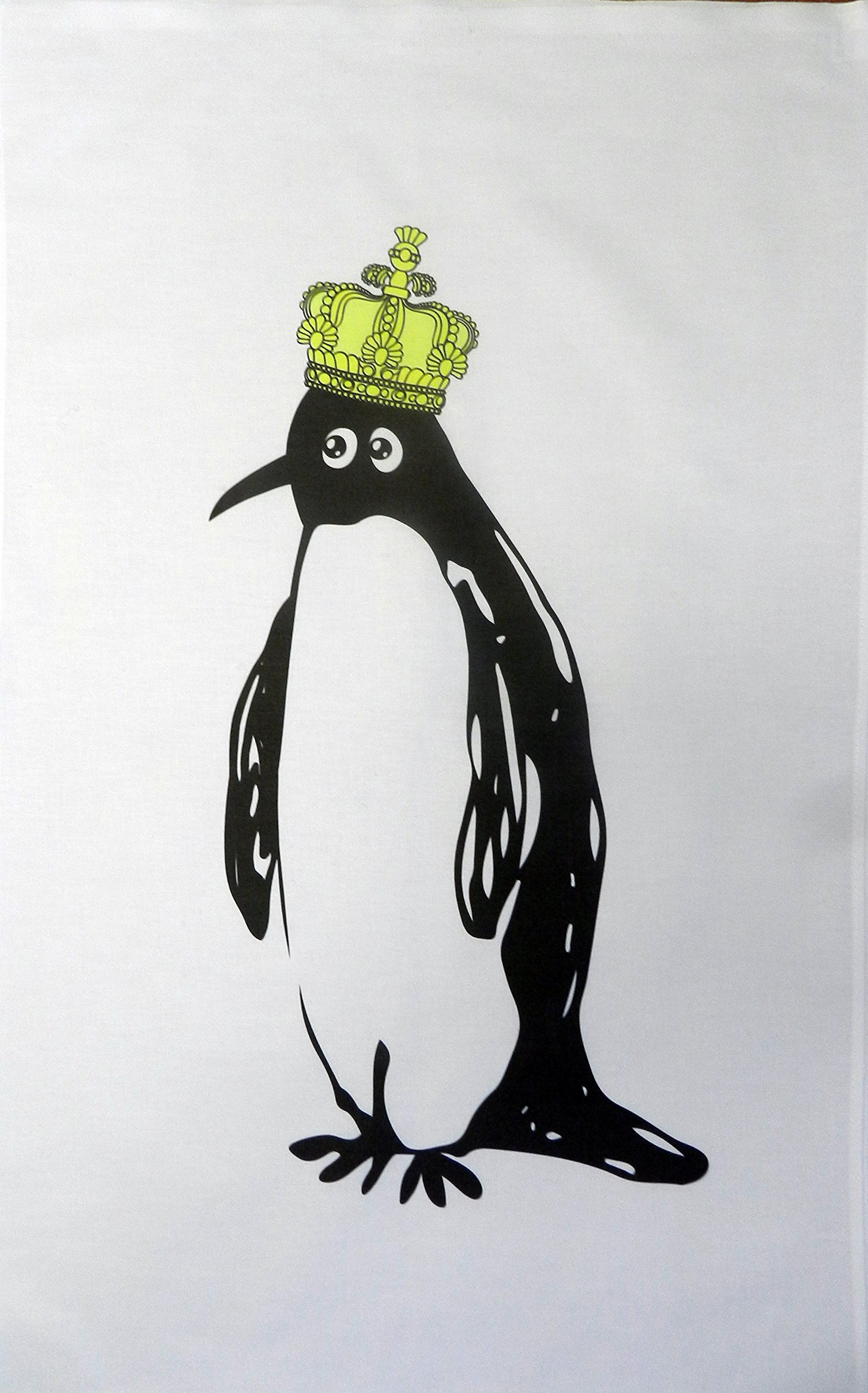 Half a Donkey The Emperor Penguin Cotton Tea Towel