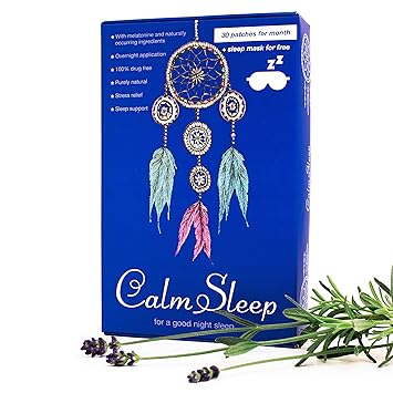 Natural Sleep Aid – Sleep Patch – Melatonin Sleep Aids for Adults - 30-Pack