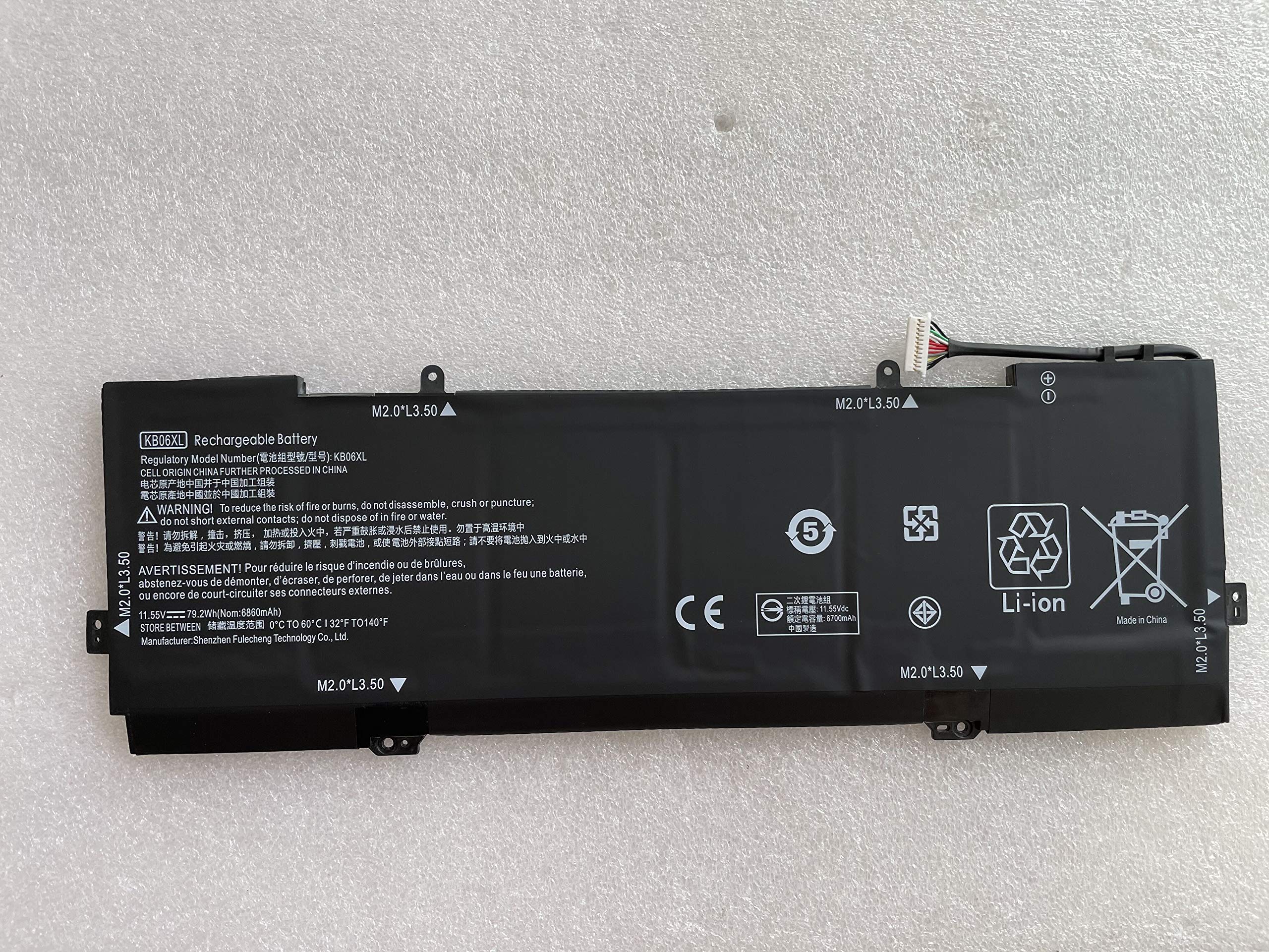 Aowe KB06XL Replacement Battery for HP Spectre X360 Convertible 15-BL0XX 15-BL1XX 15-BL000 15-BL012D
