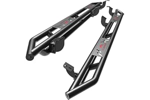 CLAMBER Running Boards for 2007-2021 Toyota Tundra CrewMax Cab with 4 Full Size Doors (NOT for Double Cab) | Side Step Rails Black Metal Nerf Bars