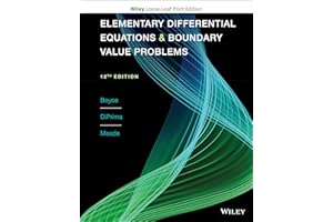 Elementary Differential Equations and Boundary Value Problems (Boyce, Elementary Differential Equations & Boundary Value Probs, Twelfth Edition)